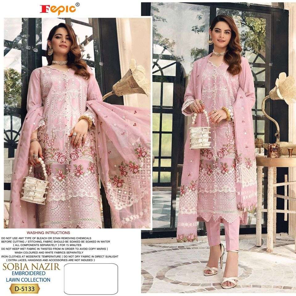 Fepic  sobia nazir embroidered - 5133
