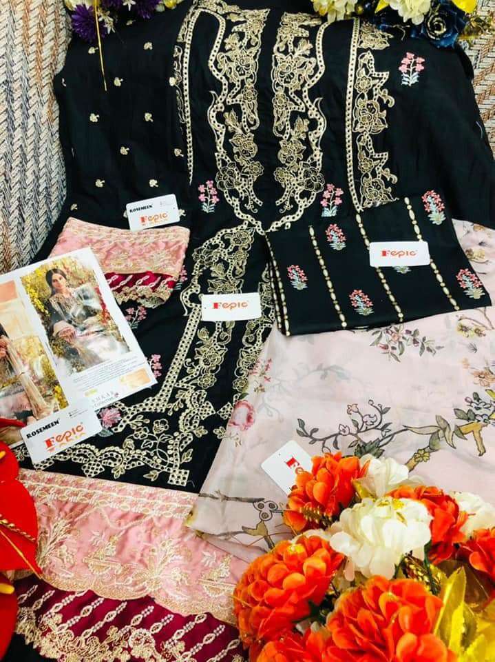 ROSEMEEN QALAMKAAR lawn collection -5124A