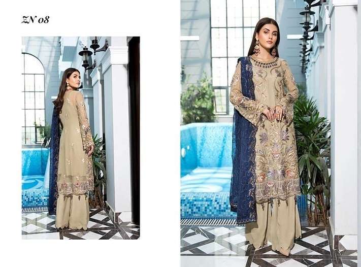  Zeenat By Zebtan Luxury Chiffon - 08