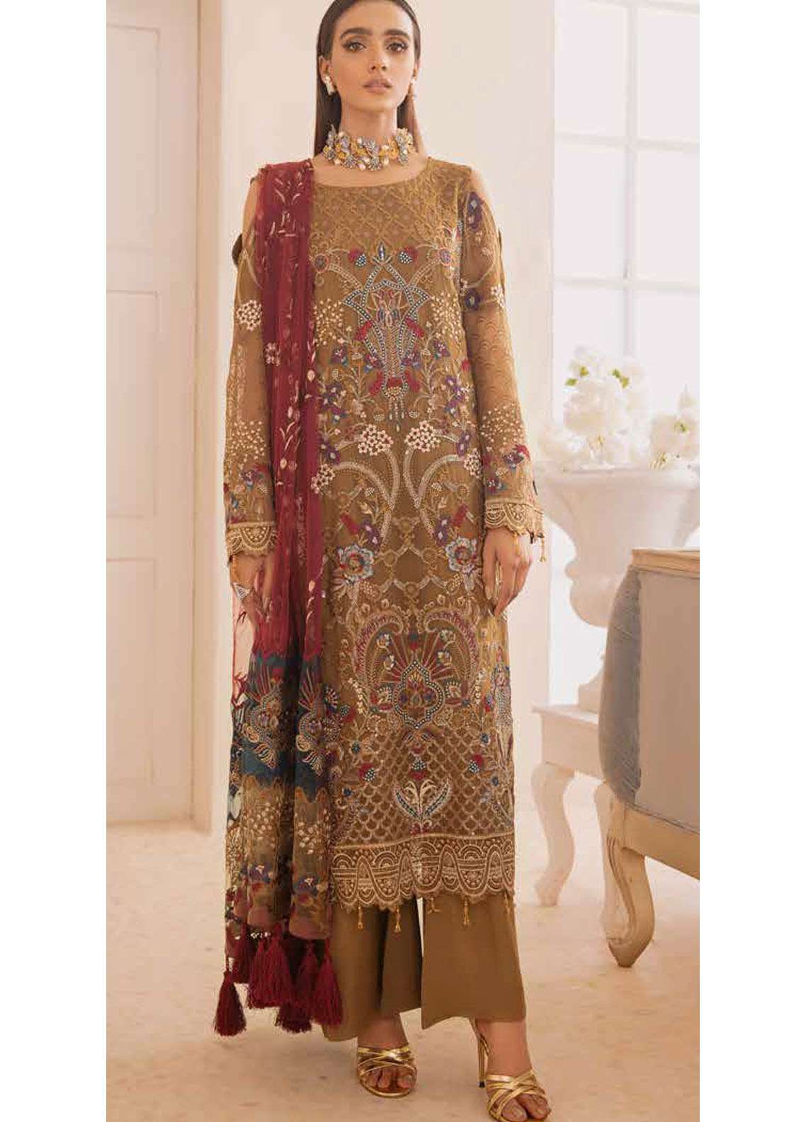 Ramsha Chevron Chiffon vol 4  -08