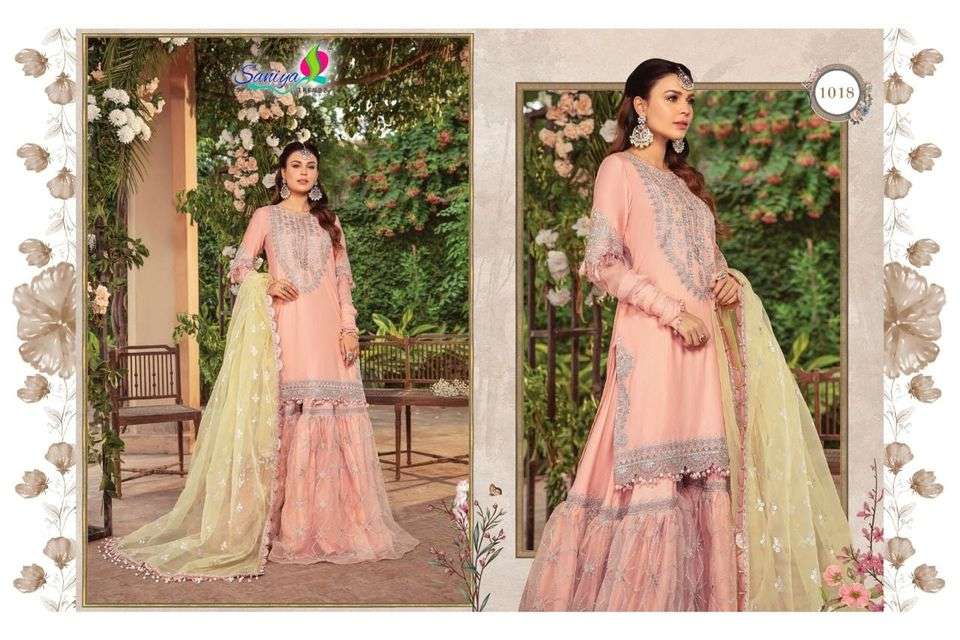 Saniya Maria B Sateen Collection 21 Vol 6 -1018