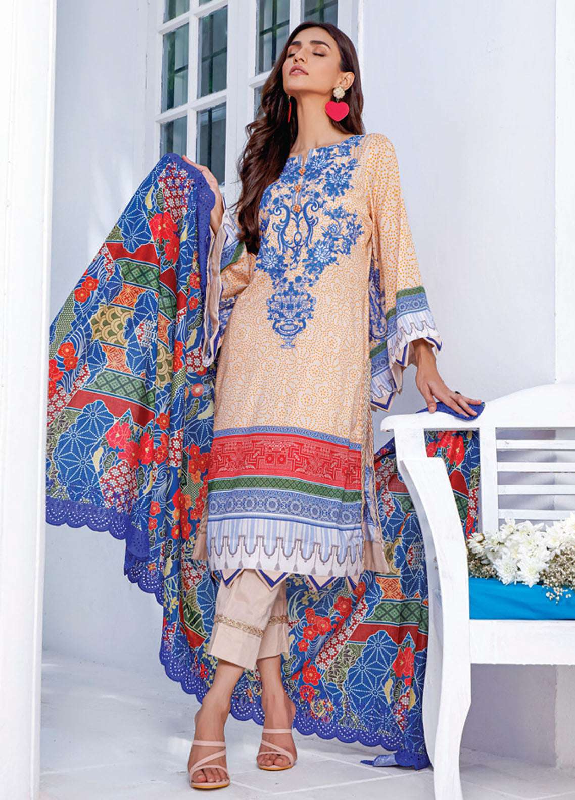 Mahnoor Chikankari | Cutwork Collection by ALZOHAIB - 05