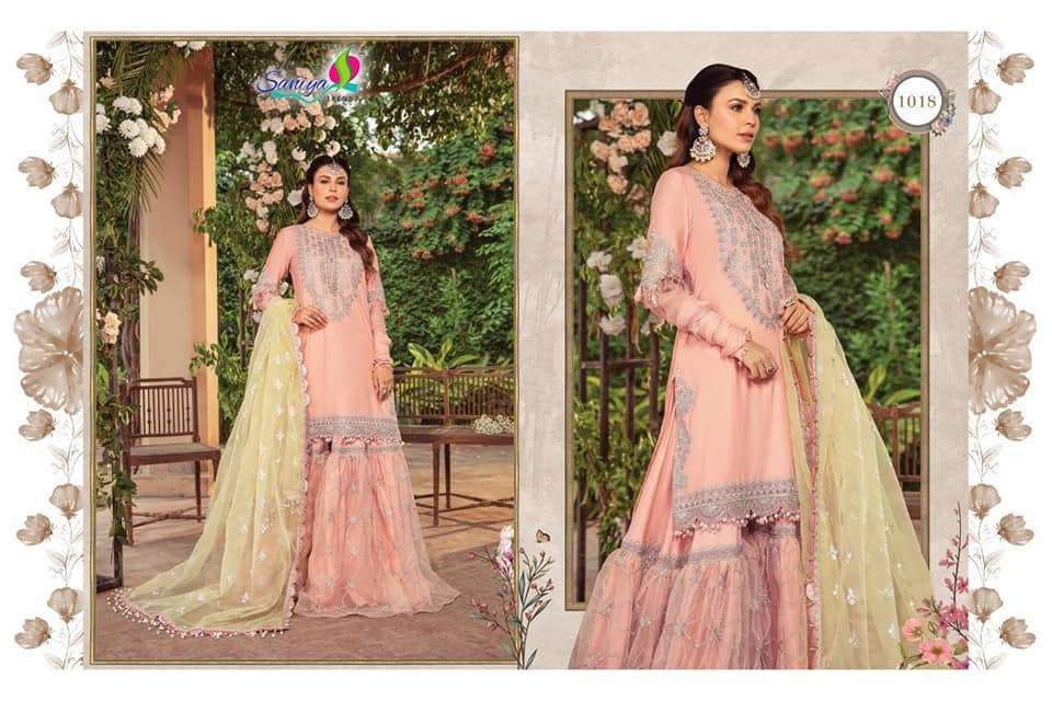  Saniya Trendz Sateen collection vol 6 -ST-1018