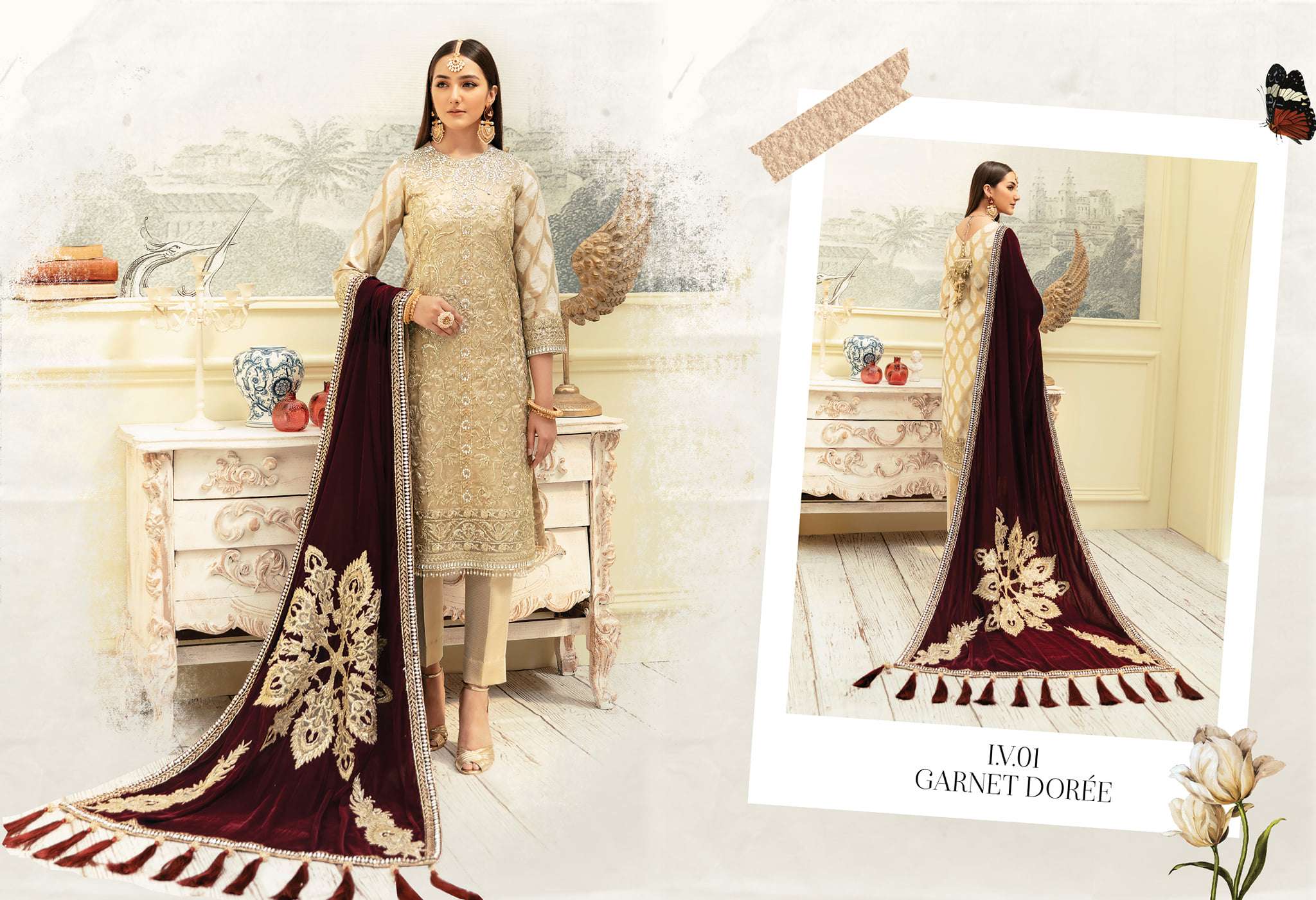 Imrozia La-Heritage Festive Velvet Collection - I.V.01