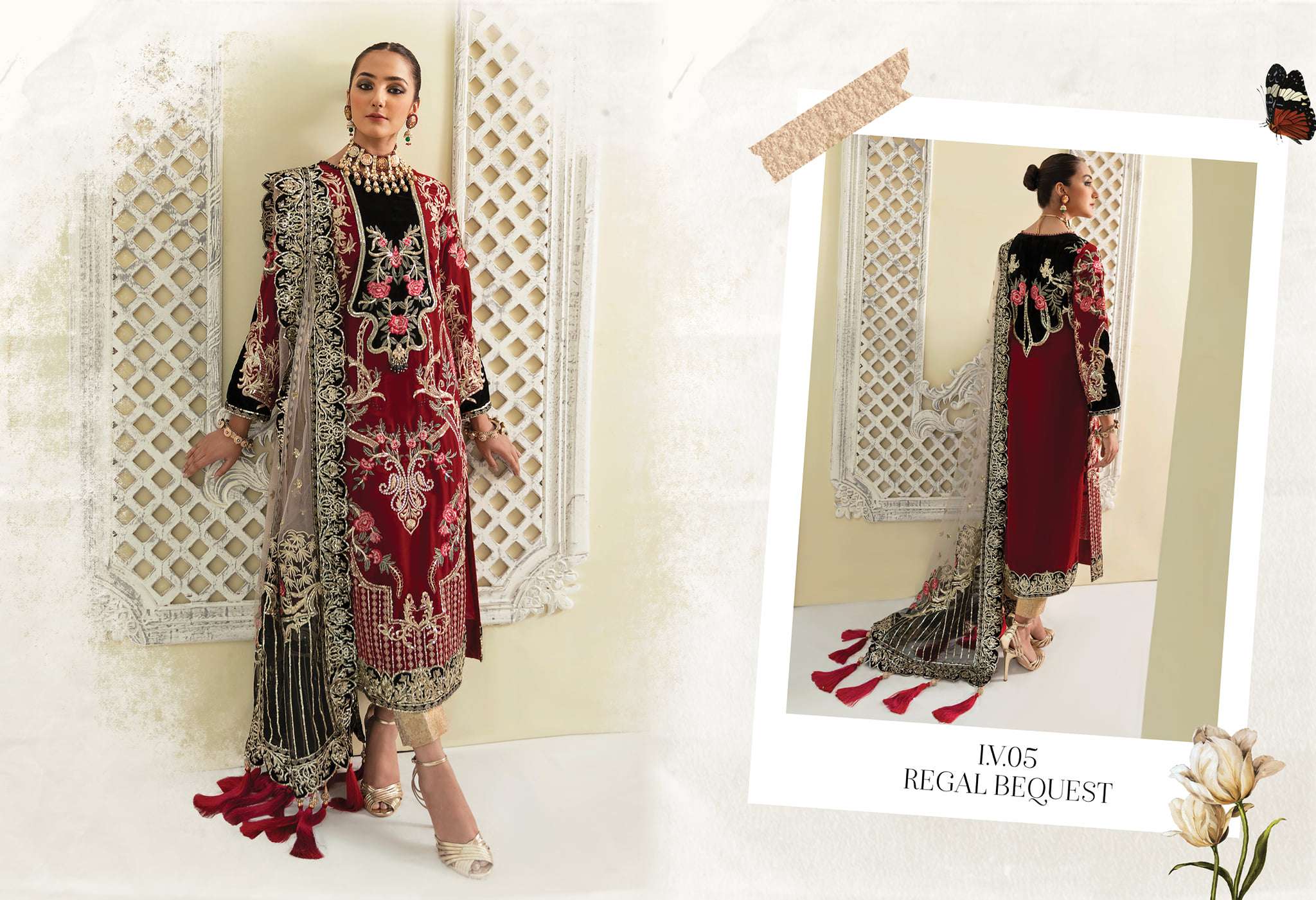 Imrozia La-Heritage Festive Velvet Collection - I.V.05
