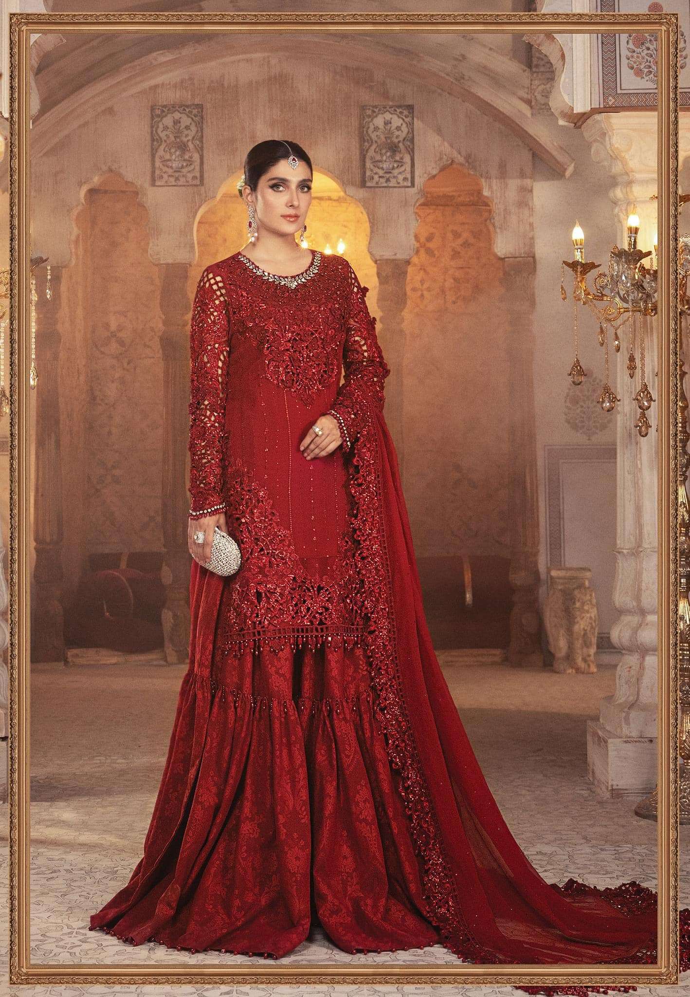 Mbroidered Unstitched Winter Wedding Edition’21  -BD-2304