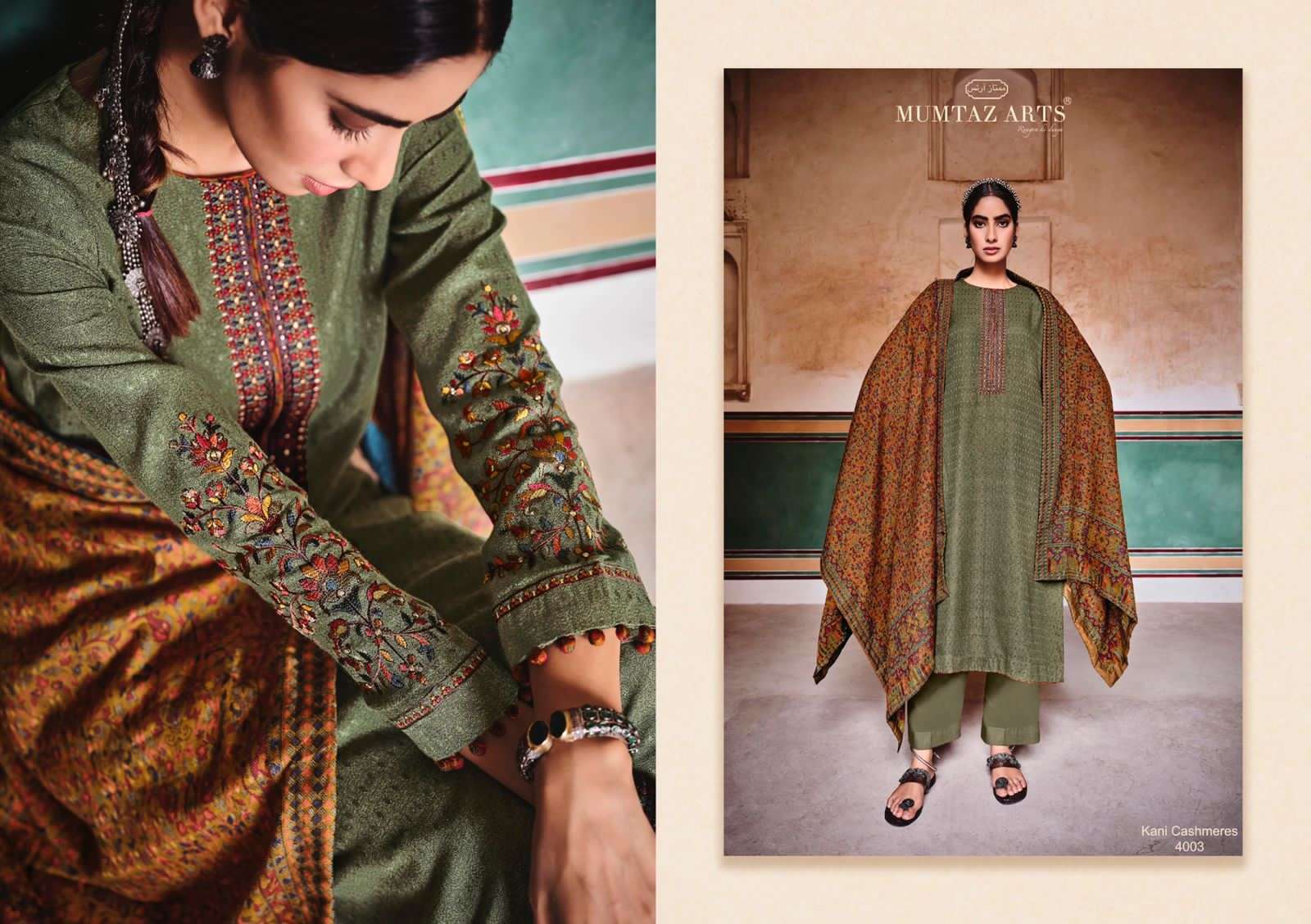 Mumtaz arts KANI CASHMERE - 4003