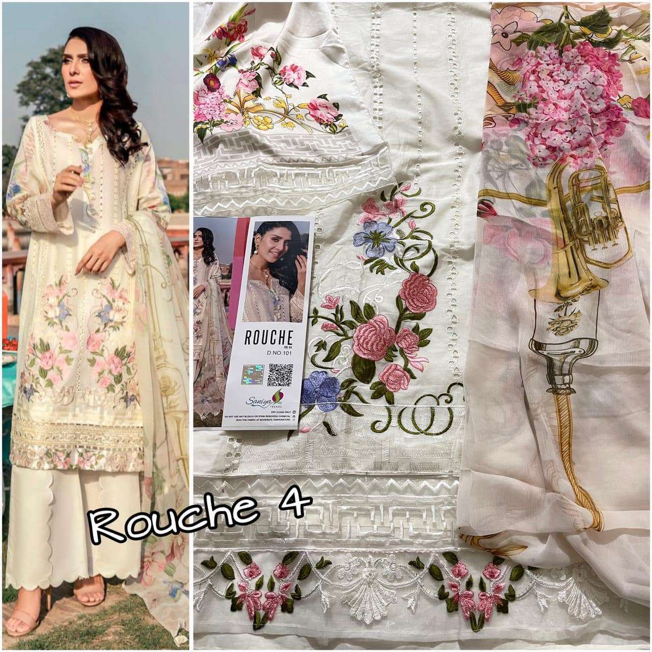 Super HIT SANIYA TRENDZ ROUCHE- 4 - 101 (REAL PIC)