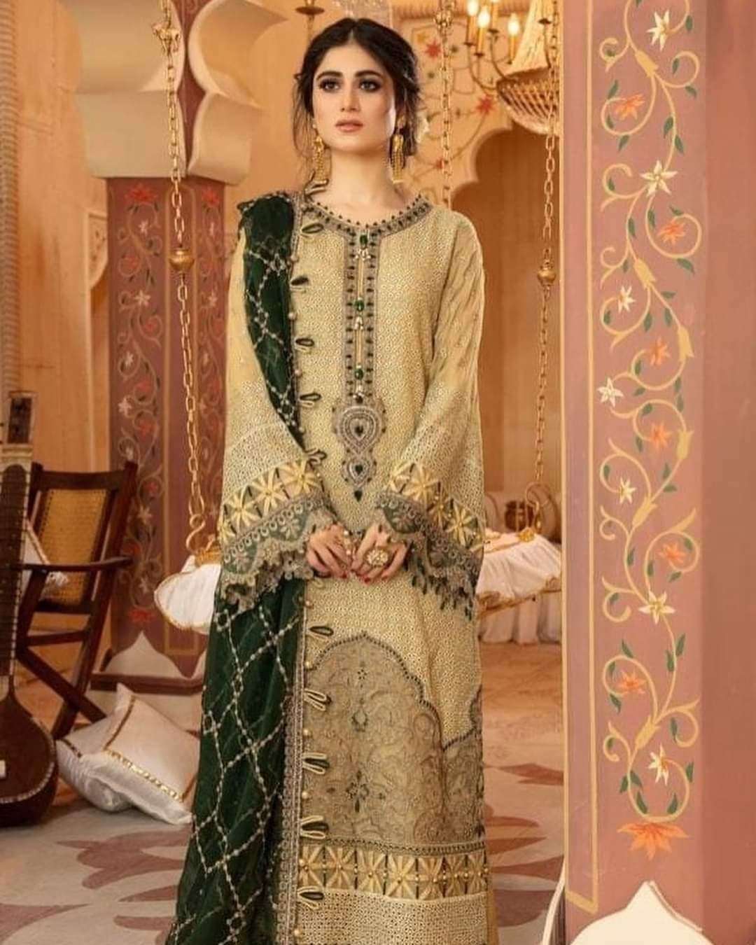  Adan Libas Ravia Schhiffli Embroidered Collection - 04