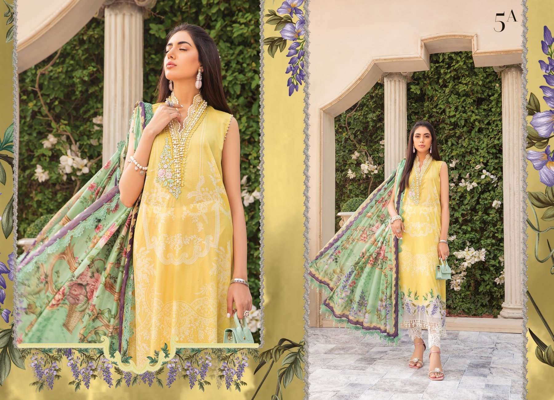  Secret Garden By Maria B Mprints 2022 -5A