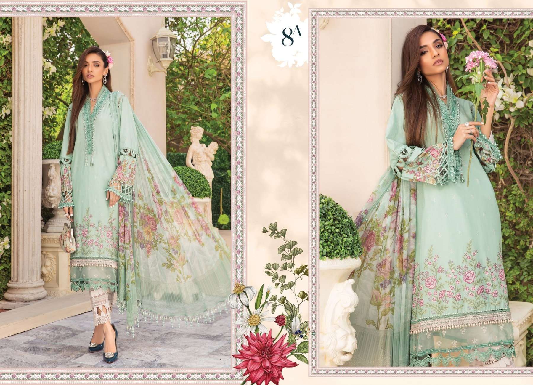  Secret Garden By Maria B Mprints 2022 -8A