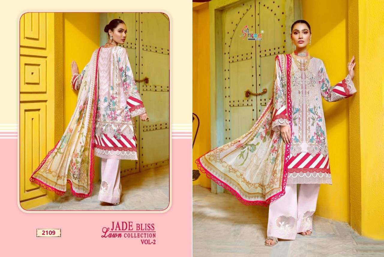 buy Shree Fabs Jade Bliss Lawn Collection Vol 2 -2105