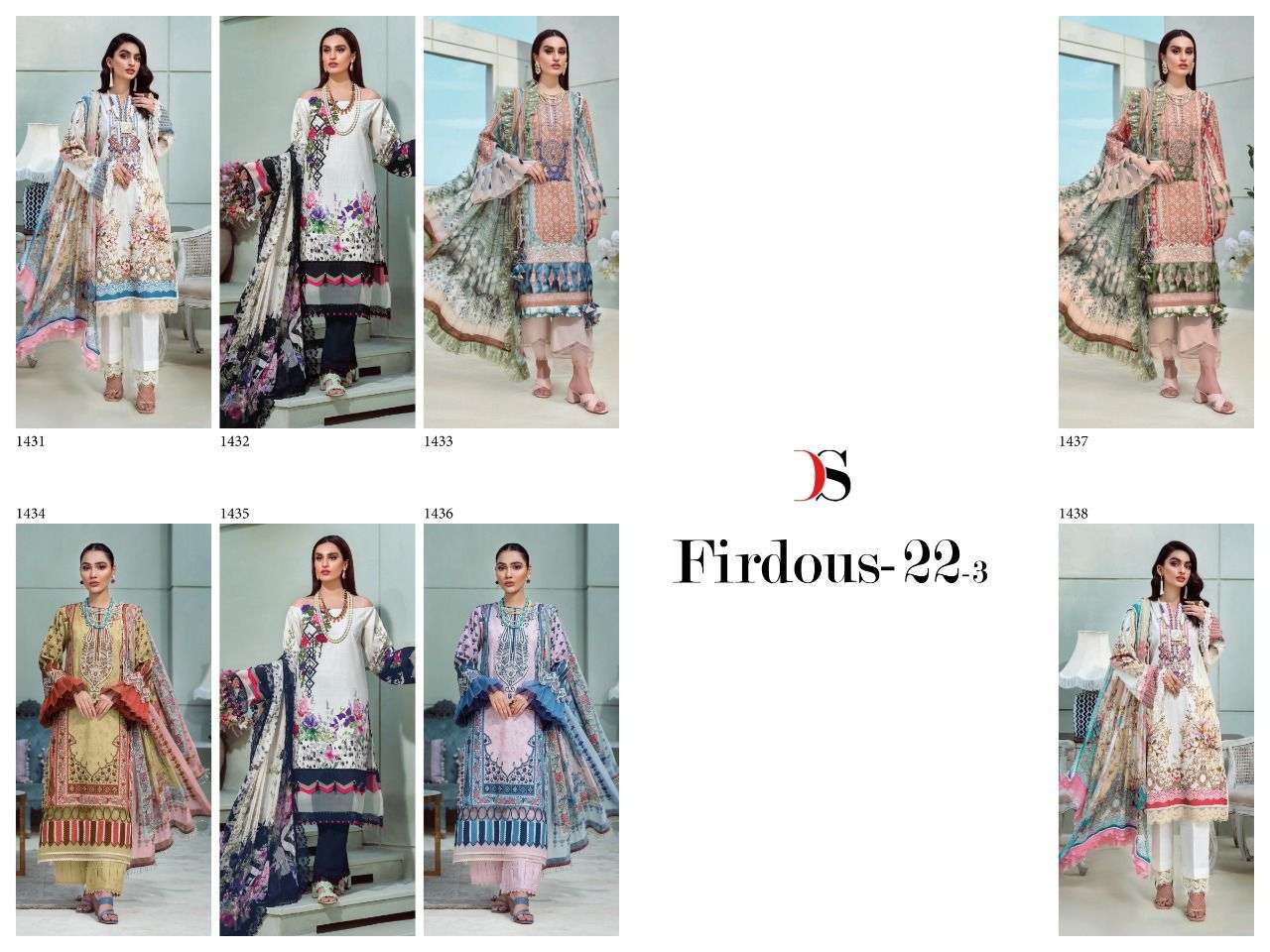  Deepsy Firdous 22 Vol 3 -1431-38(chiffon)