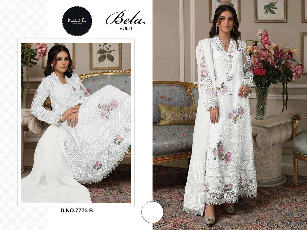 Mehboob Tex Bela Vol-1 7773 Colors  - 01