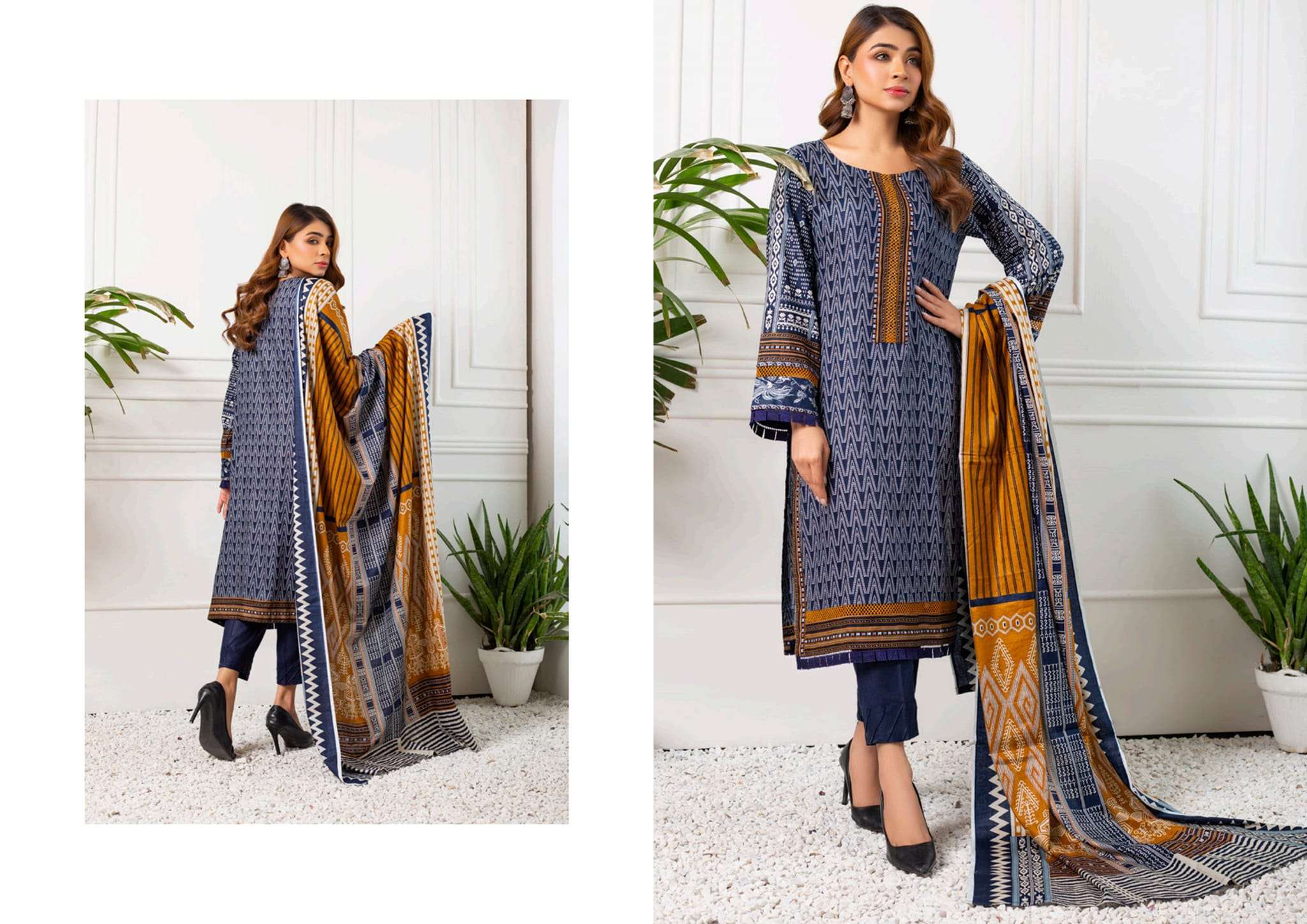  RangReza Printed Lawn Collection Vol-3 2022 By ZS Textiles - 07