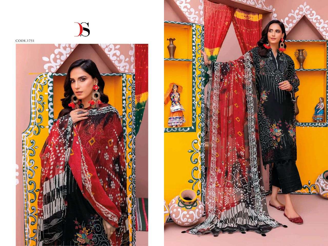 Gulbano Pasmina by DEEPSY SUITS - 1753