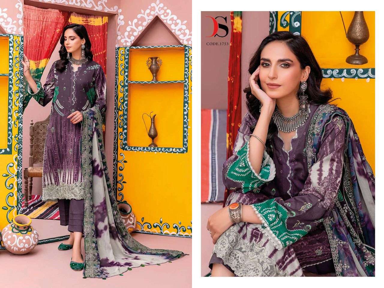 Gulbano Pasmina by DEEPSY SUITS - 1754
