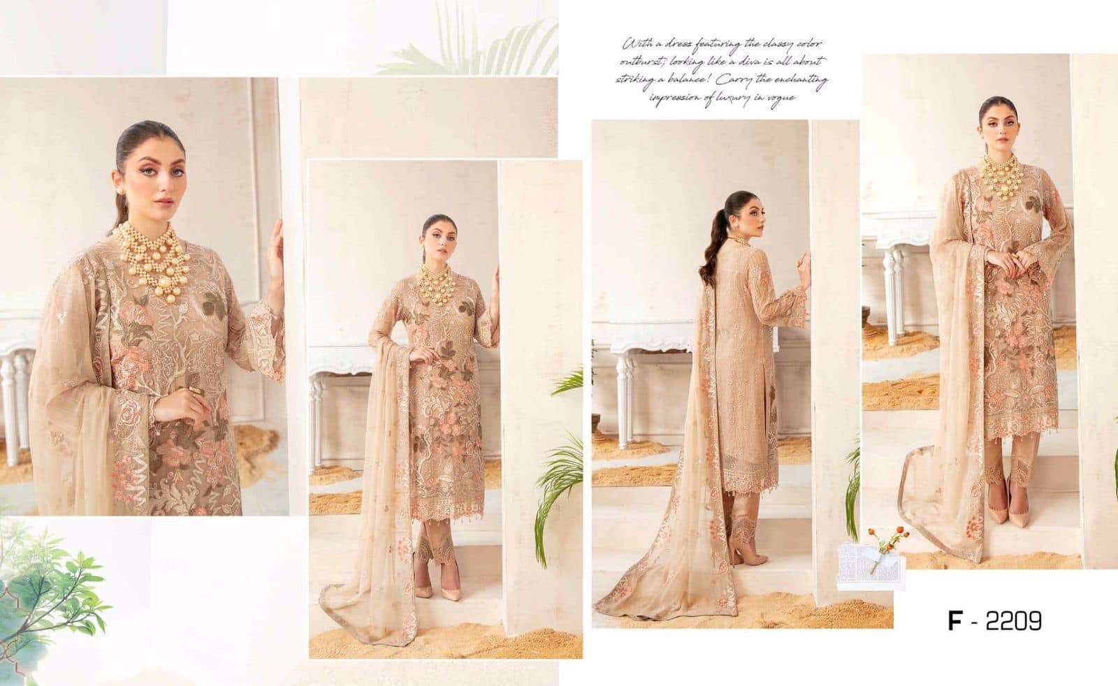 Ramsha Luxury Embroidered Chiffon Collection 2022 Vol 2 -06