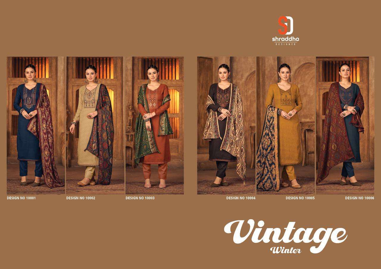 Shraddha Designer Vintage Winter - 01-06