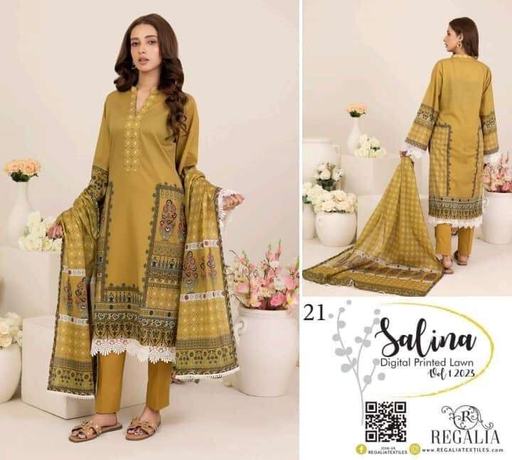  SALINA DIGITAL PRINTED LAWN VOL 1 2023 by REGALIA - 04