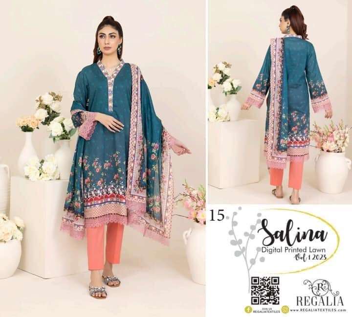  SALINA DIGITAL PRINTED LAWN VOL 1 2023 by REGALIA - 05