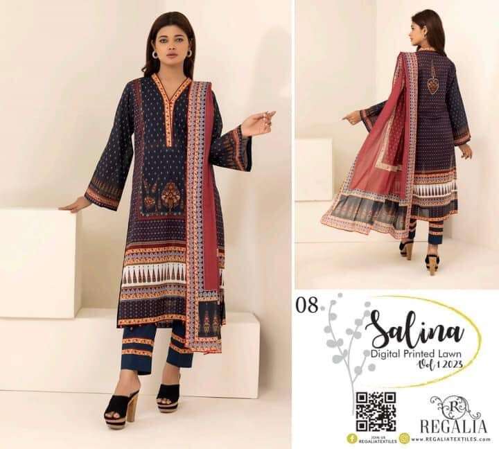  SALINA DIGITAL PRINTED LAWN VOL 1 2023 by REGALIA - 06