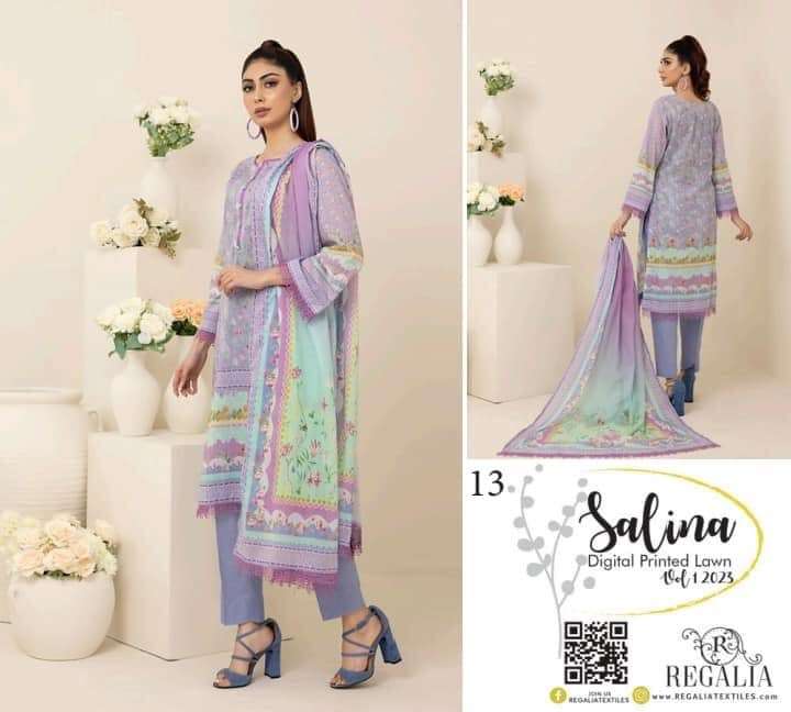  SALINA DIGITAL PRINTED LAWN VOL 1 2023 by REGALIA - 07