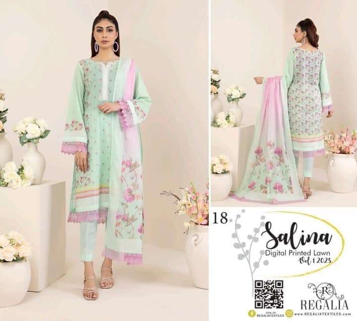  SALINA DIGITAL PRINTED LAWN VOL 1 2023 by REGALIA - 08
