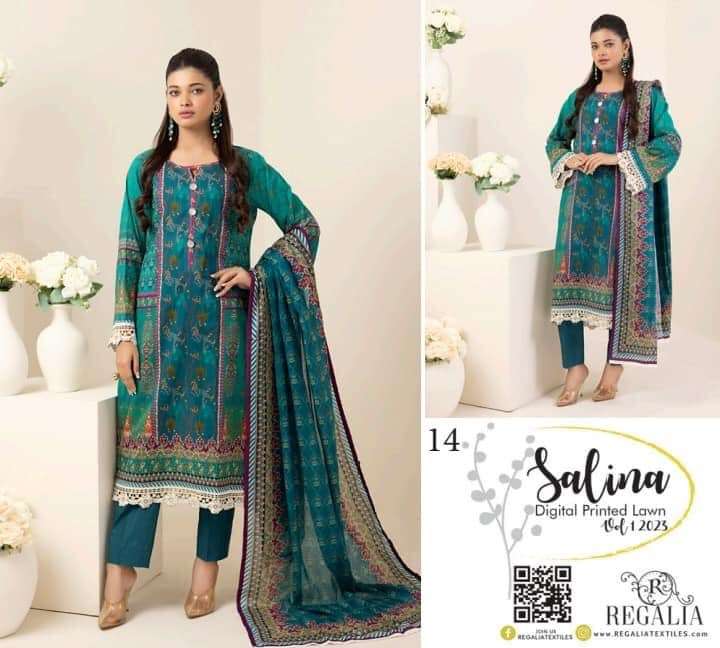  SALINA DIGITAL PRINTED LAWN VOL 1 2023 by REGALIA - 09