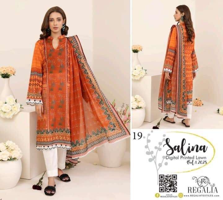  SALINA DIGITAL PRINTED LAWN VOL 1 2023 by REGALIA - 11
