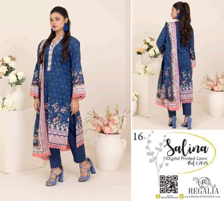  SALINA DIGITAL PRINTED LAWN VOL 1 2023 by REGALIA - 12