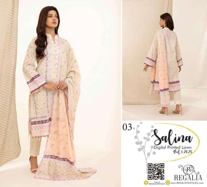  SALINA DIGITAL PRINTED LAWN VOL 1 2023 by REGALIA - 16