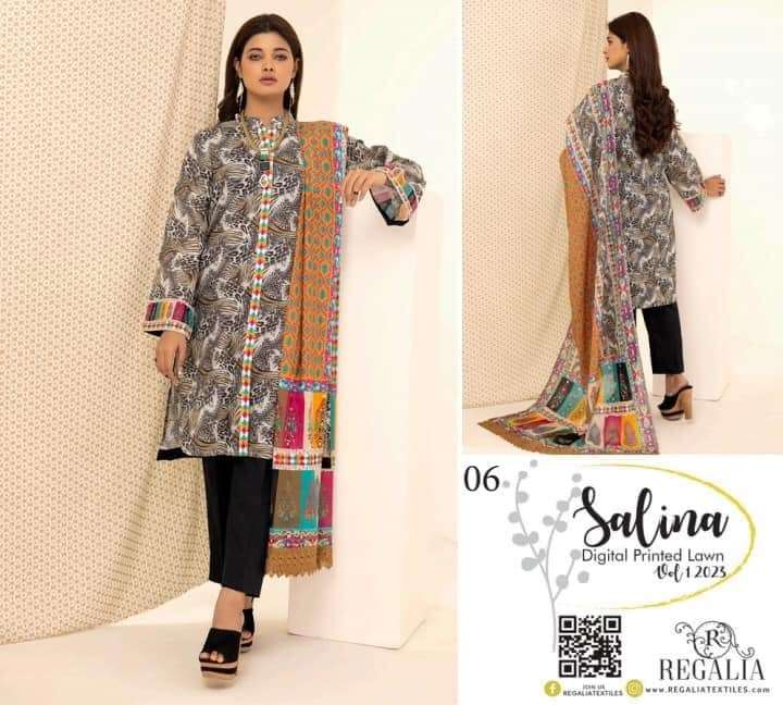  SALINA DIGITAL PRINTED LAWN VOL 1 2023 by REGALIA - 17