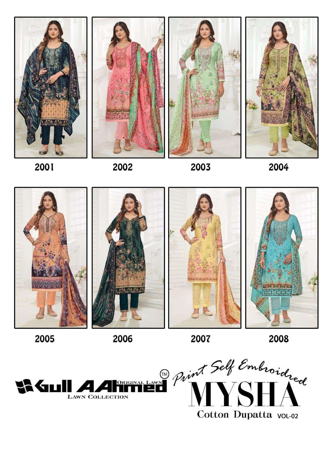  Mysha vol 2 by Gul Ahmed -2001-2008