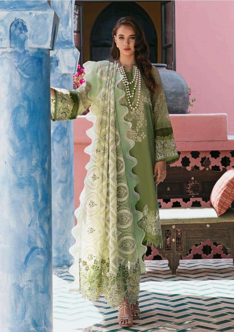 Nureh Maya Swiss Embroidered Lawn Collection 2023 - 03