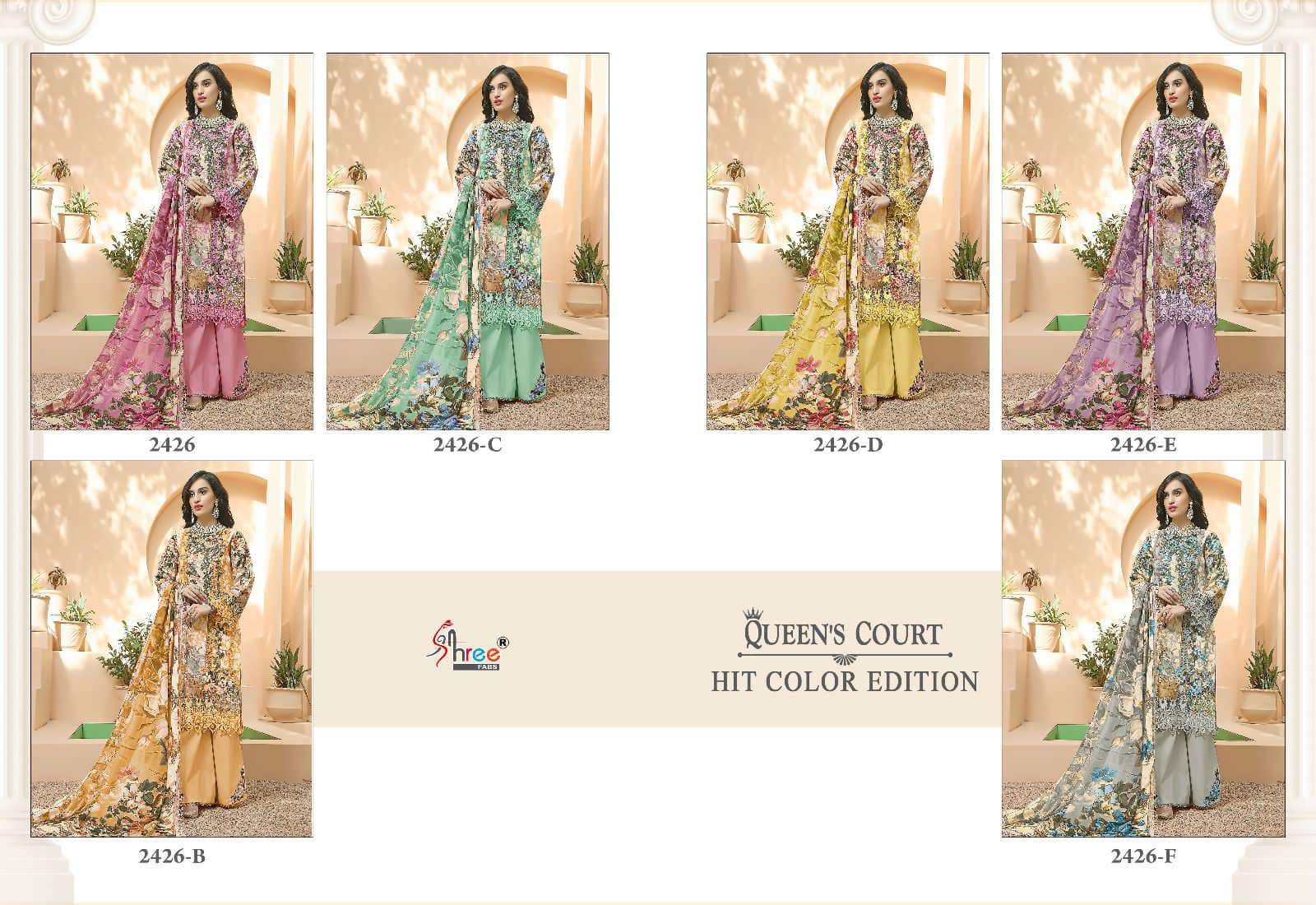 SHREE FABS QUEENS COURT HIT COLOR EDITION - 01-06 - CHIFFON