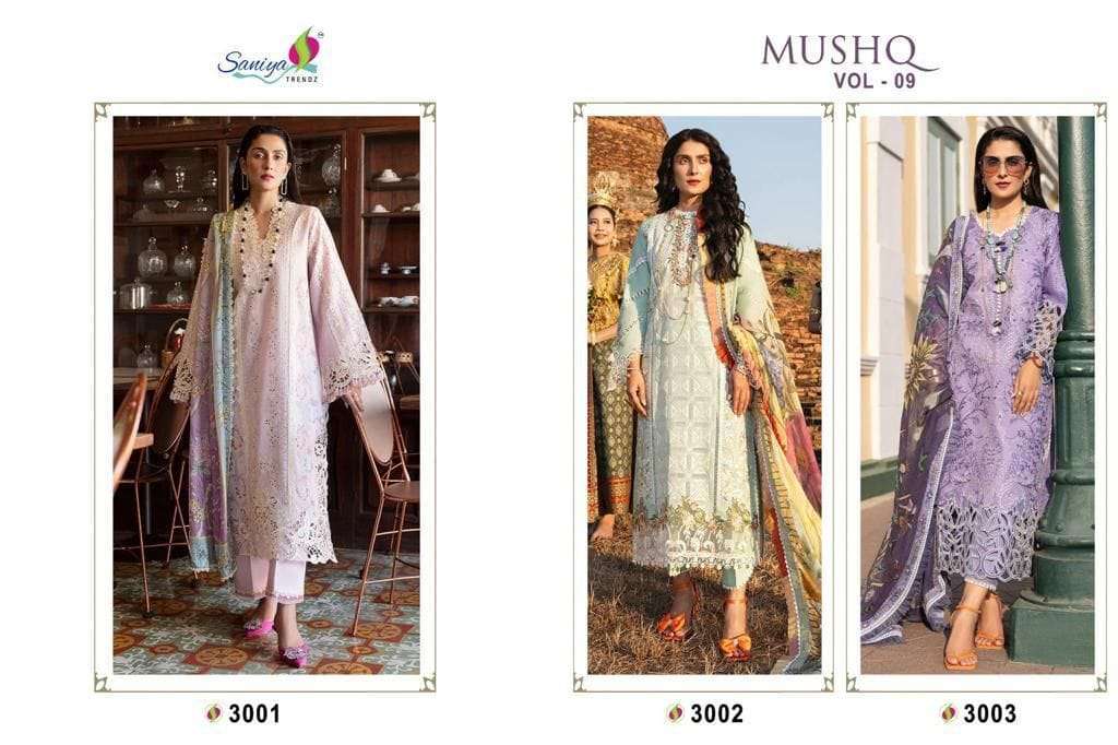  SANIYA TRENDZ  MUSHQ VOL-9 - 9001-9003