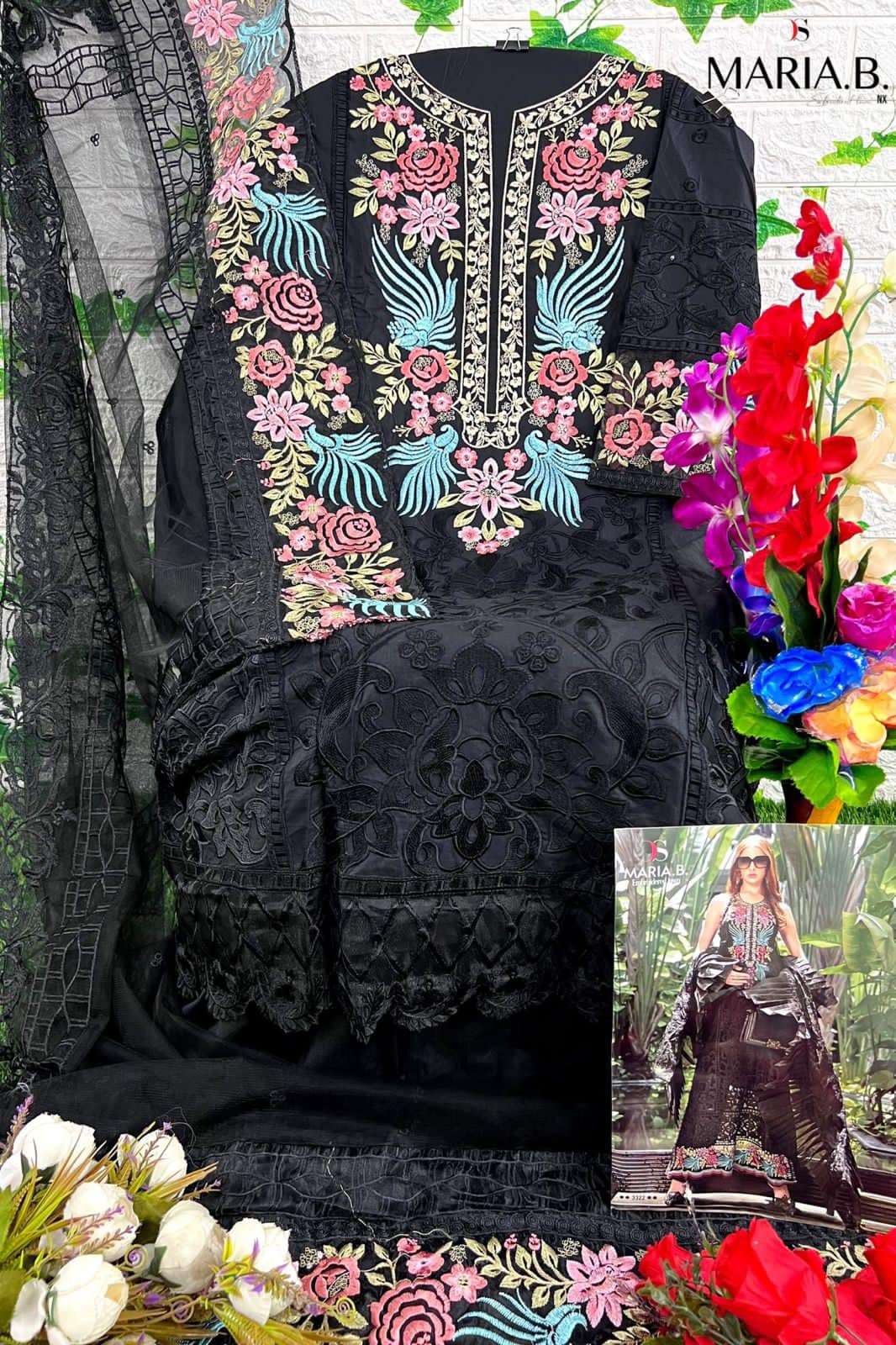  MARIA.y B embroidered Lawn by DEEPSY - 3323 A