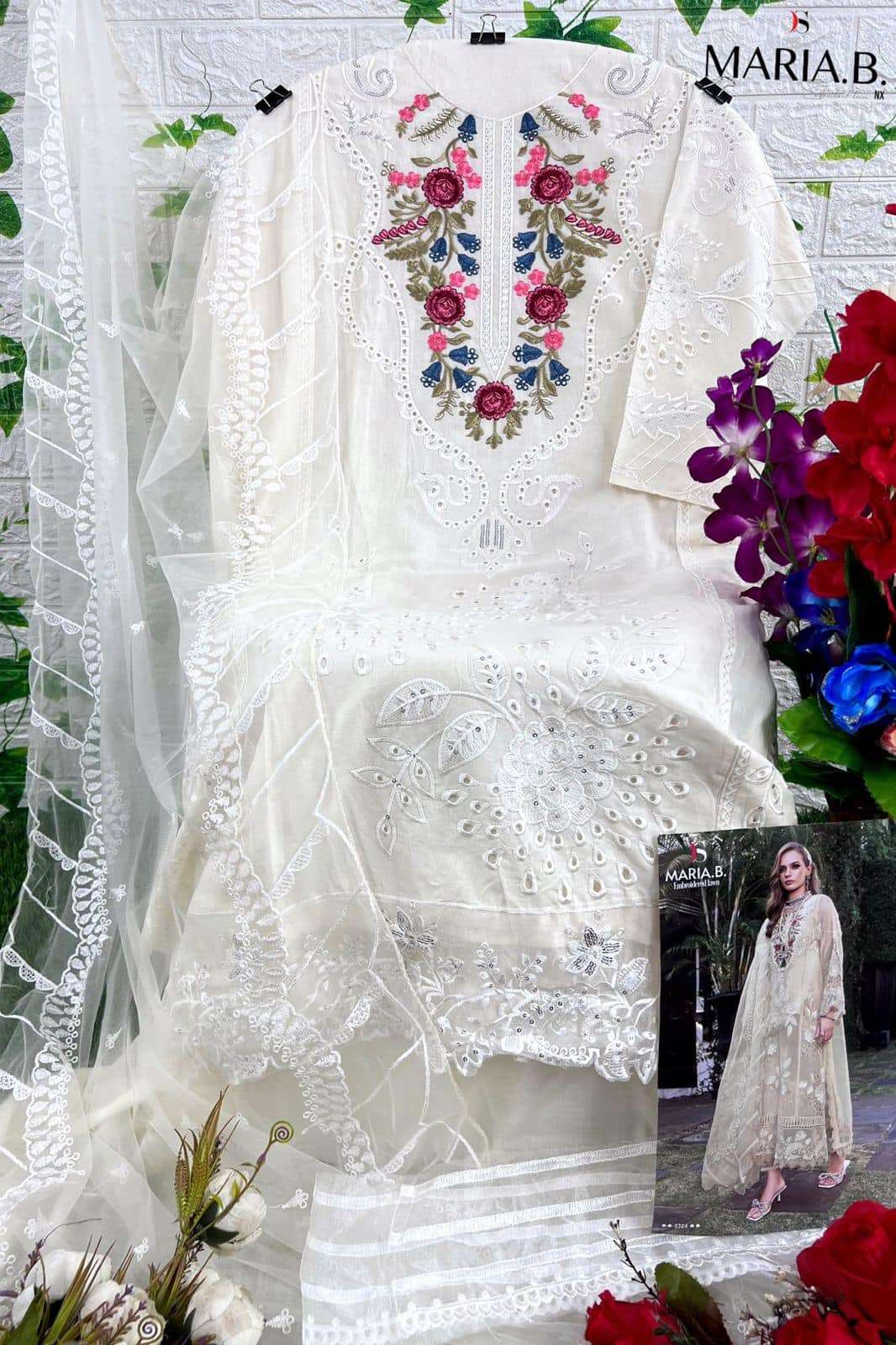  MARIA.y B embroidered Lawn by DEEPSY - 3325 A