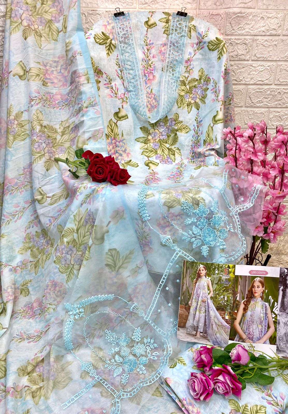  SHARADDHA DESIGNER M.PRINT VOL-15 - 150002 A