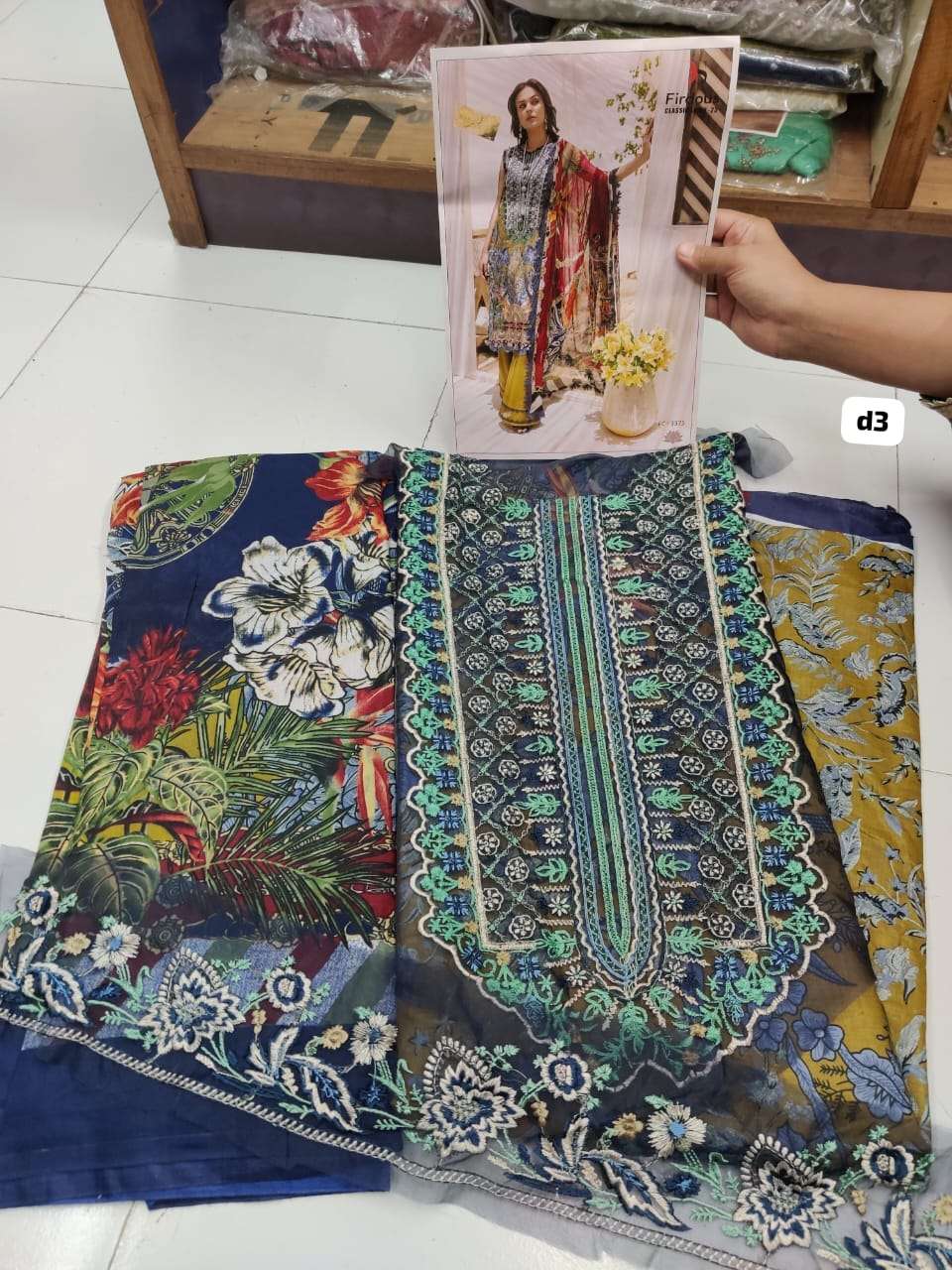 Firdous Classic Lawn 23 by Deepsy - 3371 