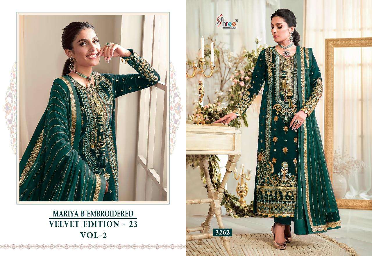 MARIAB EMBROIDERED VELVET VOL-02 by SHREE-03