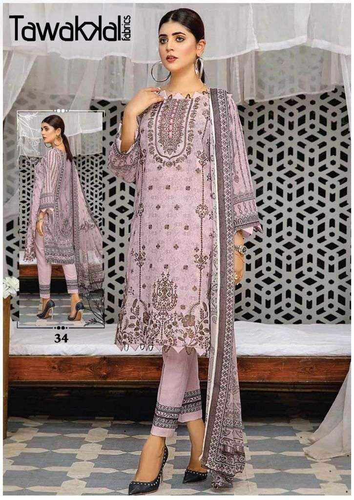 Mehroz Luxury Cotton Vol 4 by Tawakkal-09