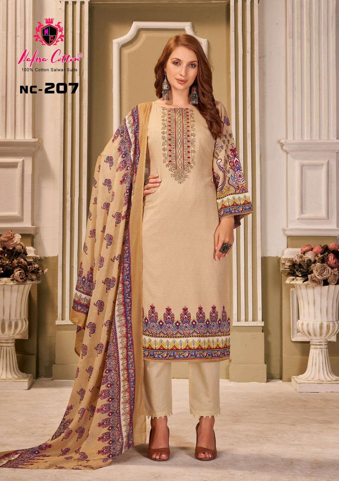 ANDAAZ KARACHI SUITS VOL 02 by Nafisha Cotton-03