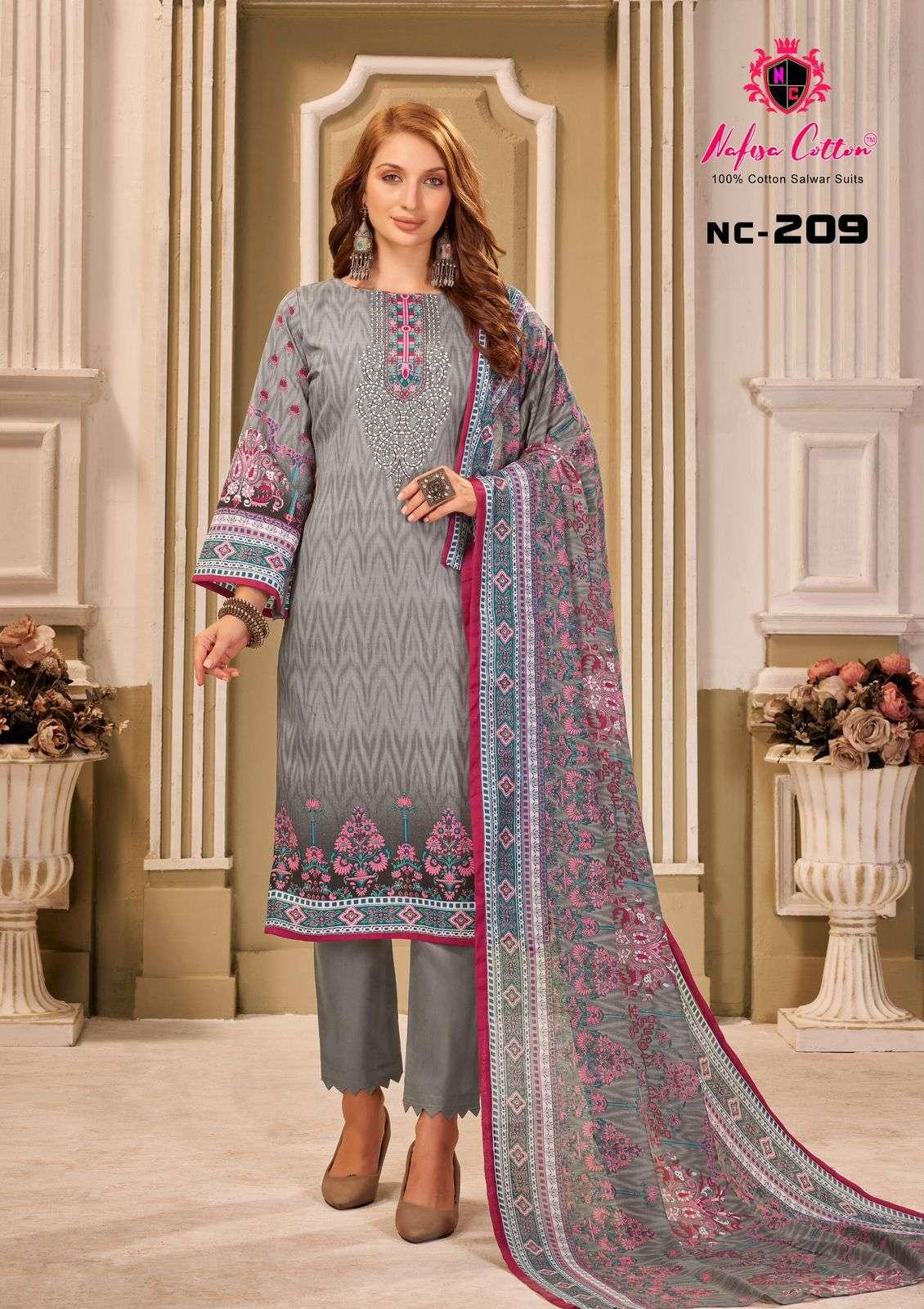 ANDAAZ KARACHI SUITS VOL 02 by Nafisha Cotton-05