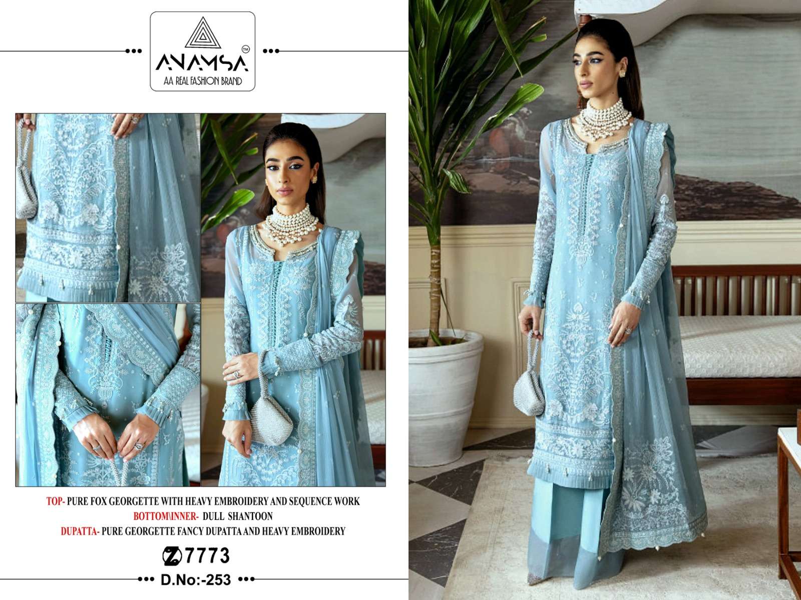 D NO- 253 Semi Stitched by Anamsa -02
