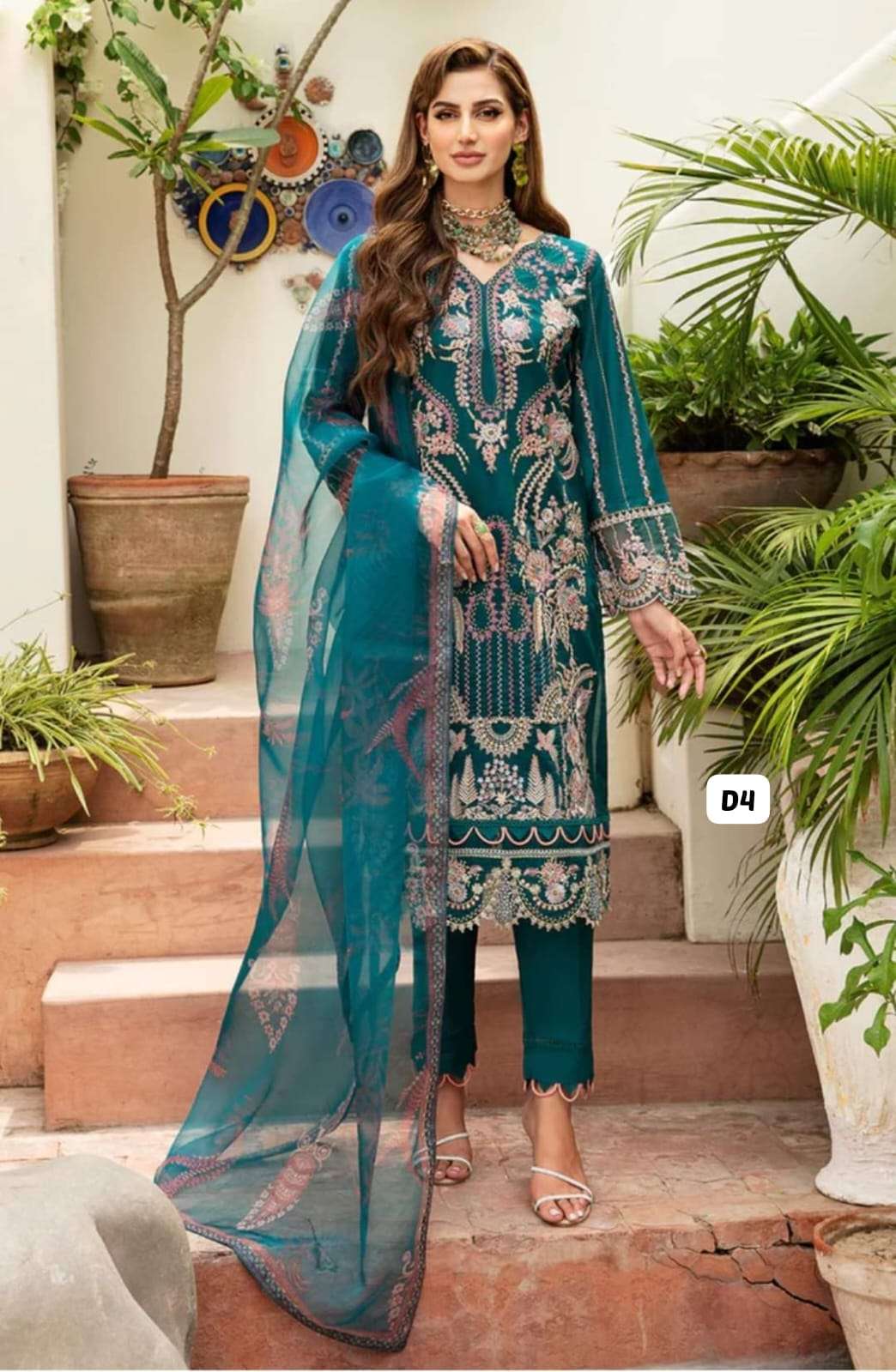 RIWAYAT LUXURY LAWN VOL 8 by RAMSHA -02