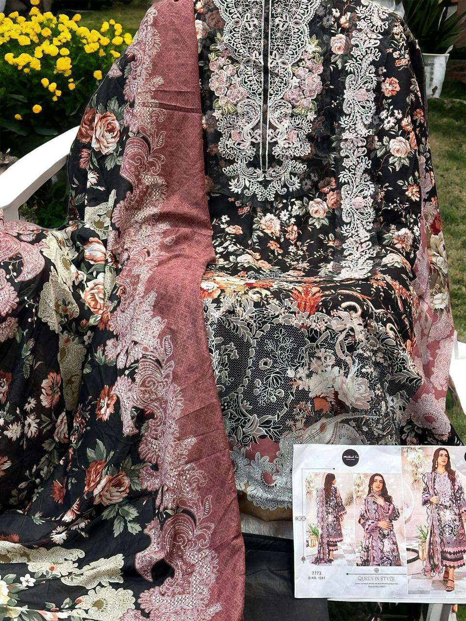   D No 1261 desgin number SUMMER Mehbbob tex-02