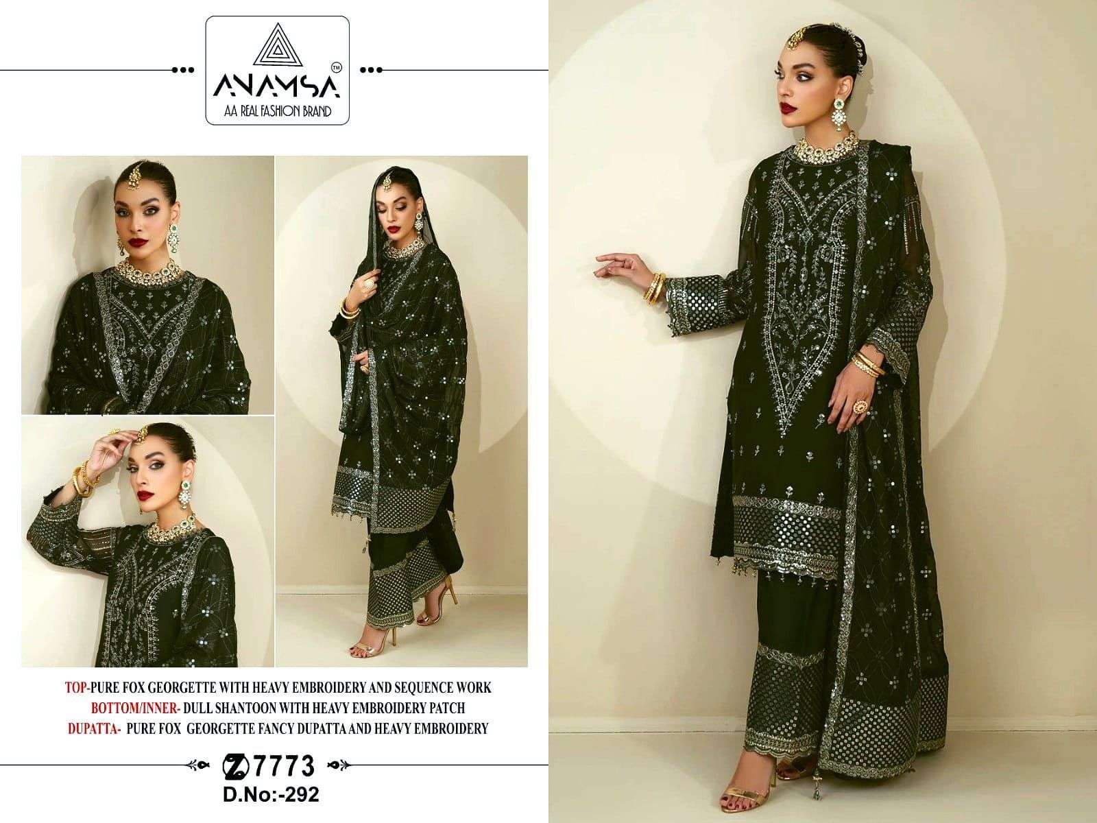 D No -292 Semi Stitched Anamsa-02