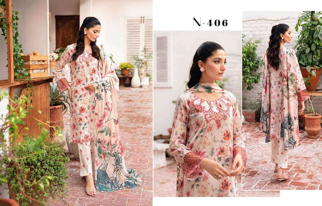 Rangrez Vol 4 Luxury Lawn 2024 by Ramsha-07